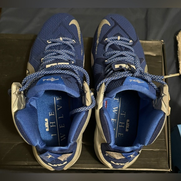 Nike Lebron 12 XII “What If?” Size 13 Excellent Condition Dallas Cowboys - Picture 10 of 14